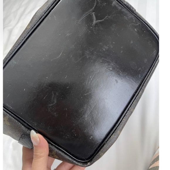 🔥Vintage LOUIS VUITTON Petit Noe Drawstring Shoulder Bag Monogram Leather - Picture 14 of 14